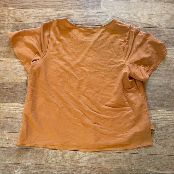 ALFANI Women's Flutter Scoop Neck Blouse Shirt Top Size PM b27 - Picture 4 of 5